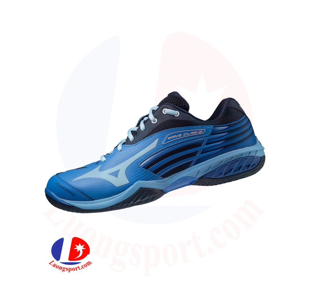 Giày Cầu Lông Mizuno Wave Claw 2 - Xanh New Chính Hãng
