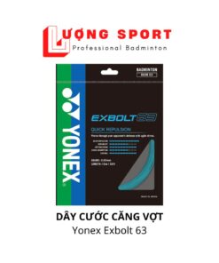 Dây Cước Căng Vợt Yonex BG Exbolt 63 - Xanh (Tặng 1 quấn cán - Free công đan)
