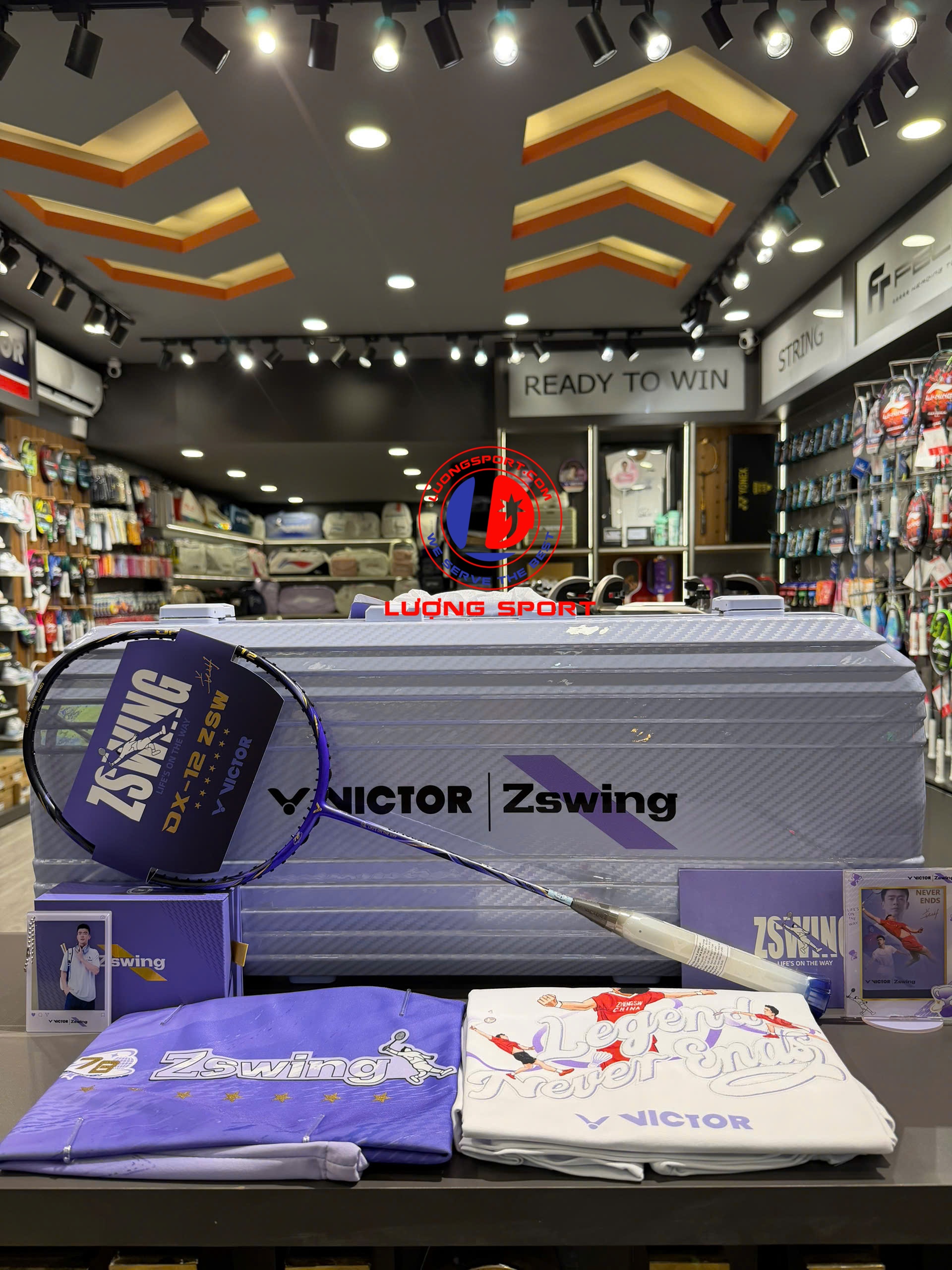 Set vợt cầu lông Victor DriveX 12 ZSW Collection 2.0 chính hãng 2026 (Áp dụng từ ngày 12/10 tới ngày 15/10 )